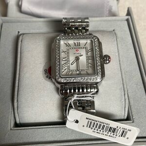 NWT Michelle Diamond Deco Madison Watch